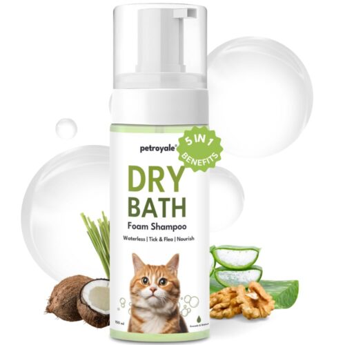 dry pet shampoo for cats