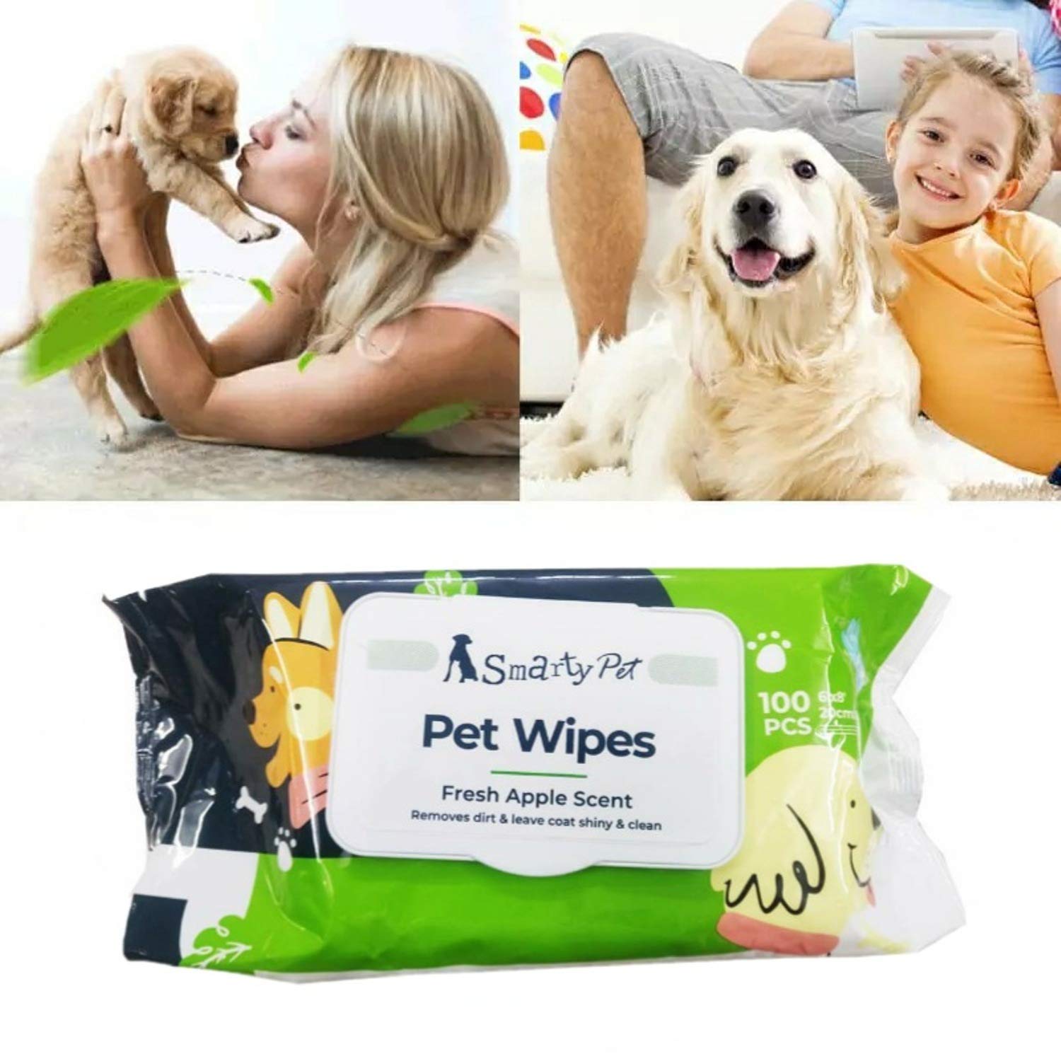 Agirav Hypoallergenic Dog Wipes, Cleaning and Odor-Controlling Grooming Wipes for Paws, Body, and Butt, Perfect for Puppy and Adult Dogs, Fresh Apple Scent, 100 Count - Image 5
