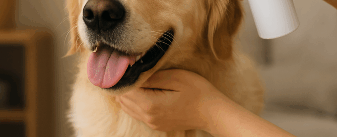 Dry shampoo for dogs